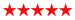 Five star rating