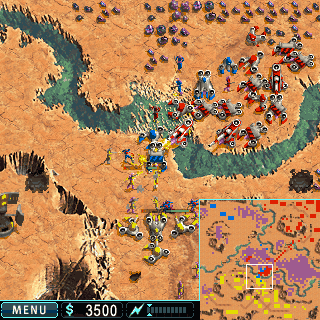 Warfare Incorporated running on Palm OS.
