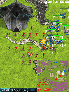 Warfare Incorporated running on Pocket PC.